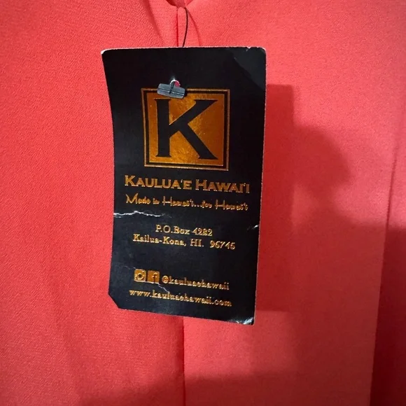 Kaulua'e Hawaii Coral jumpsuit - Picture 2 of 4